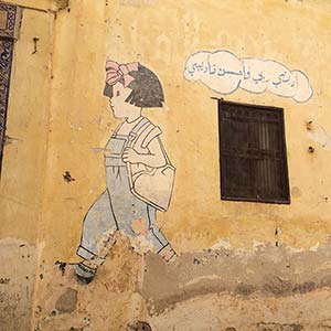 Grafitti in Marokko